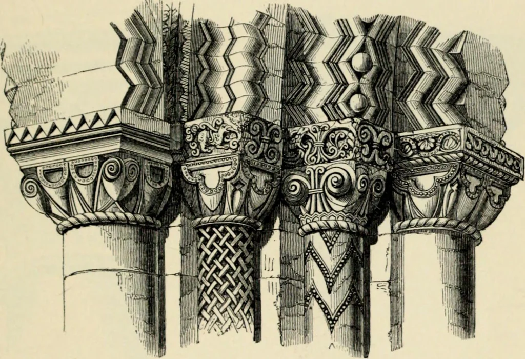 An illustration from A glossary of terms used in Grecian, Roman, Italian, and Gothic architecture, 1845, leaf 87