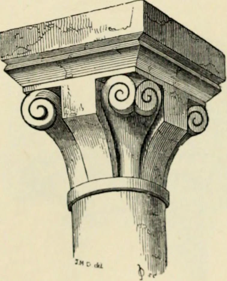 An illustration from A glossary of terms used in Grecian, Roman, Italian, and Gothic architecture, 1845, leaf 87