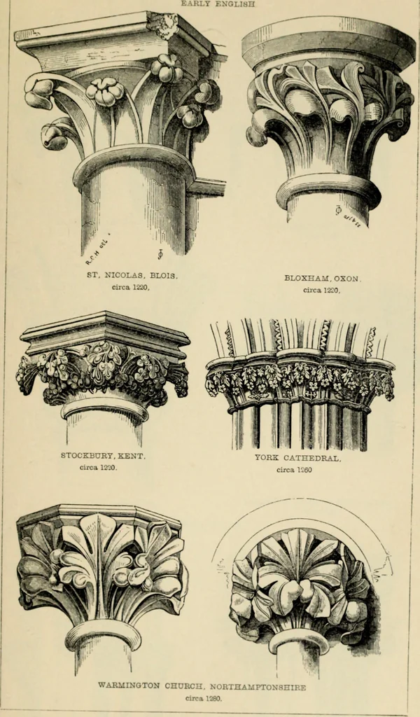 An illustration from A glossary of terms used in Grecian, Roman, Italian, and Gothic architecture, 1845, leaf 91
