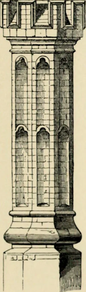 An illustration from A glossary of terms used in Grecian, Roman, Italian, and Gothic architecture, 1845, leaf 99
