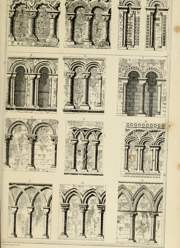 An illustration from A glossary of terms used in Grecian, Roman, Italian, and Gothic architecture, 1845, leaf 207
