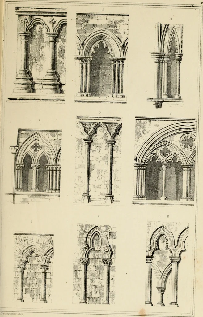 An illustration from A glossary of terms used in Grecian, Roman, Italian, and Gothic architecture, 1845, leaf 209