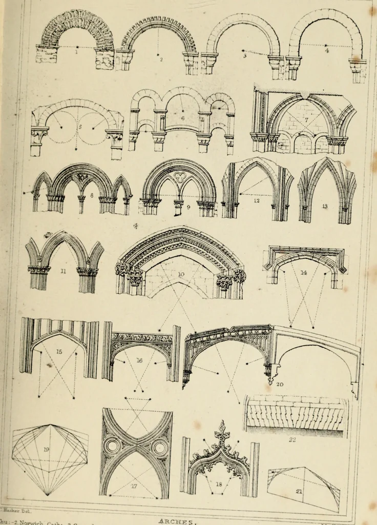 An illustration from A glossary of terms used in Grecian, Roman, Italian, and Gothic architecture, 1845, leaf 213
