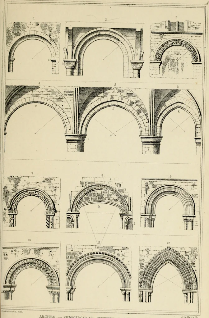 An illustration from A glossary of terms used in Grecian, Roman, Italian, and Gothic architecture, 1845, leaf 215