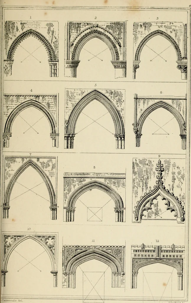An illustration from A glossary of terms used in Grecian, Roman, Italian, and Gothic architecture, 1845, leaf 217