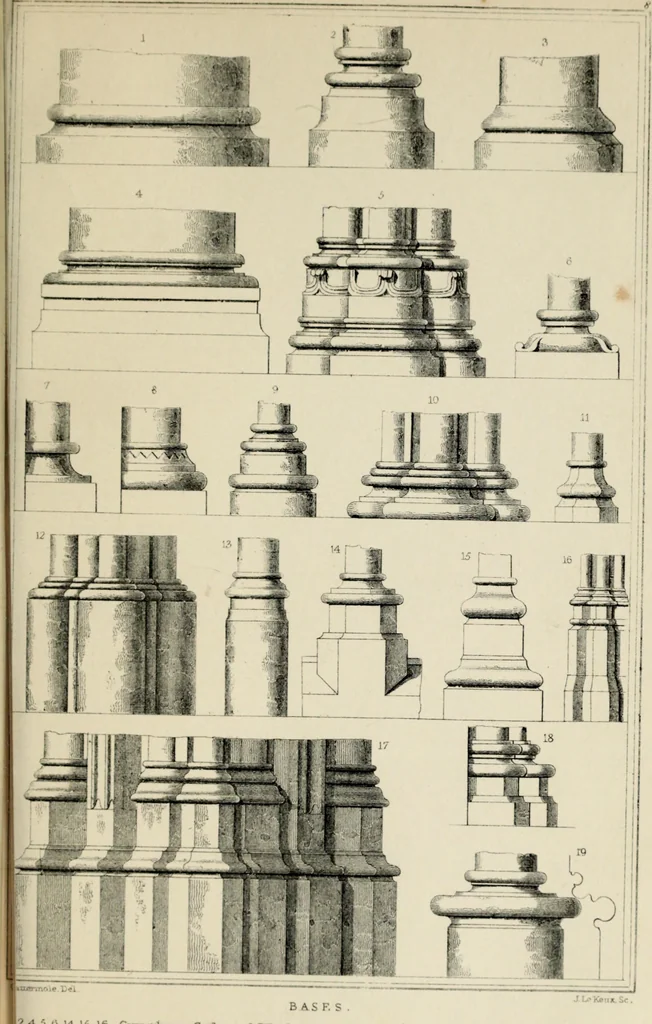 An illustration from A glossary of terms used in Grecian, Roman, Italian, and Gothic architecture, 1845, leaf 221