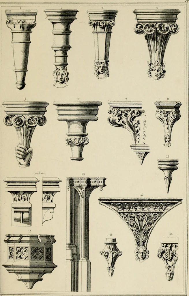 An illustration from A glossary of terms used in Grecian, Roman, Italian, and Gothic architecture, 1845, leaf 229