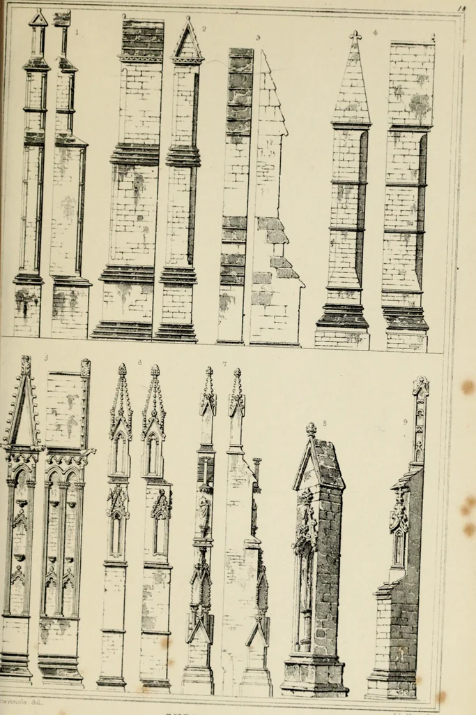 An illustration from A glossary of terms used in Grecian, Roman, Italian, and Gothic architecture, 1845, leaf 231