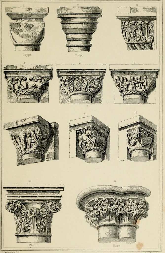 An illustration from A glossary of terms used in Grecian, Roman, Italian, and Gothic architecture, 1845, leaf 235