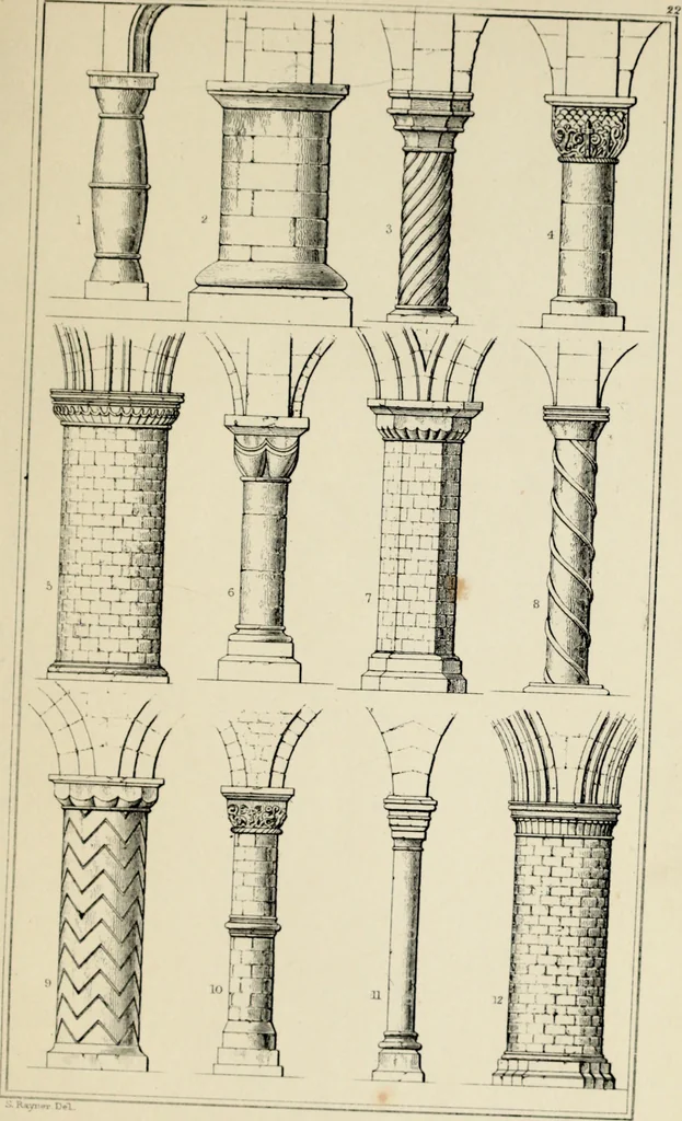 An illustration from A glossary of terms used in Grecian, Roman, Italian, and Gothic architecture, 1845, leaf 249