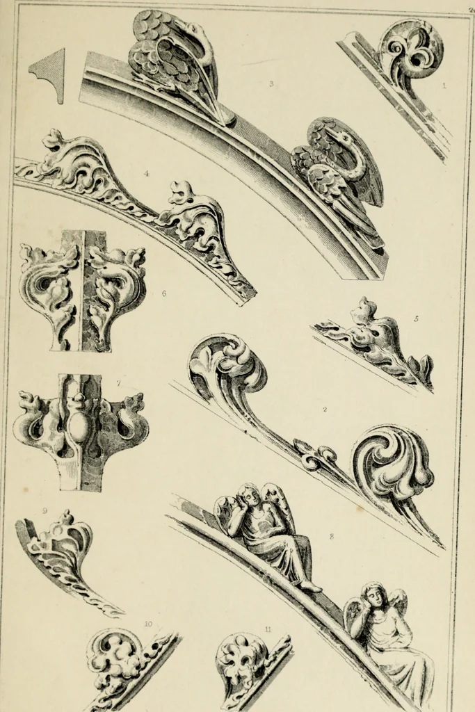 An illustration from A glossary of terms used in Grecian, Roman, Italian, and Gothic architecture, 1845, leaf 253