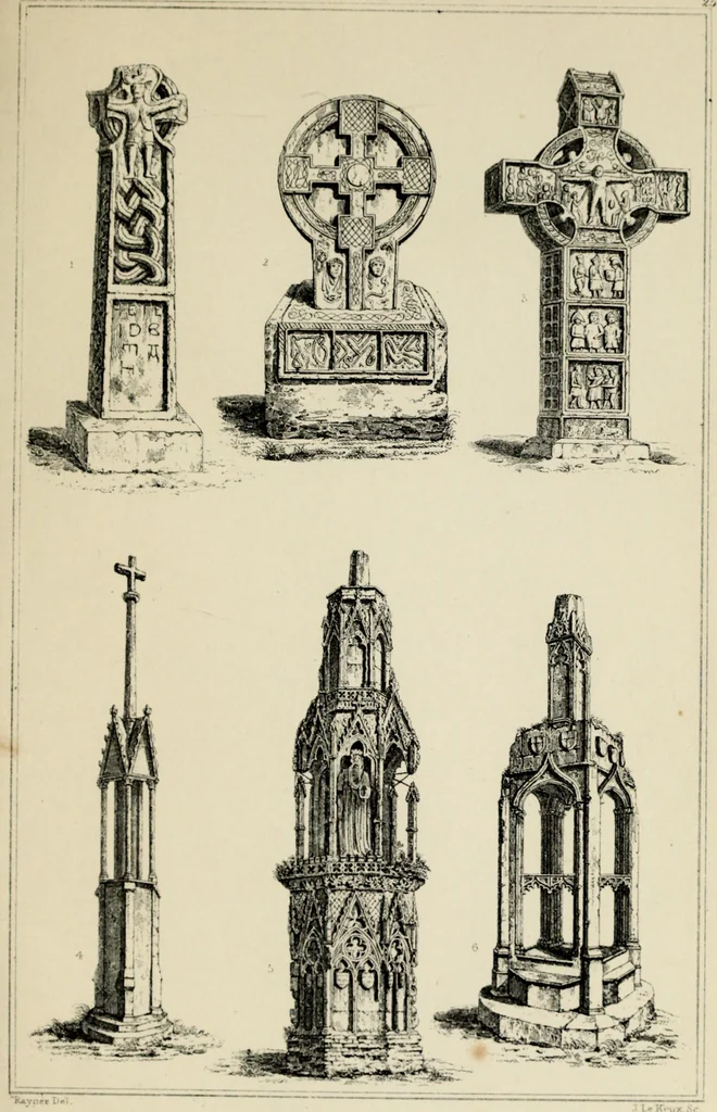 An illustration from A glossary of terms used in Grecian, Roman, Italian, and Gothic architecture, 1845, leaf 255