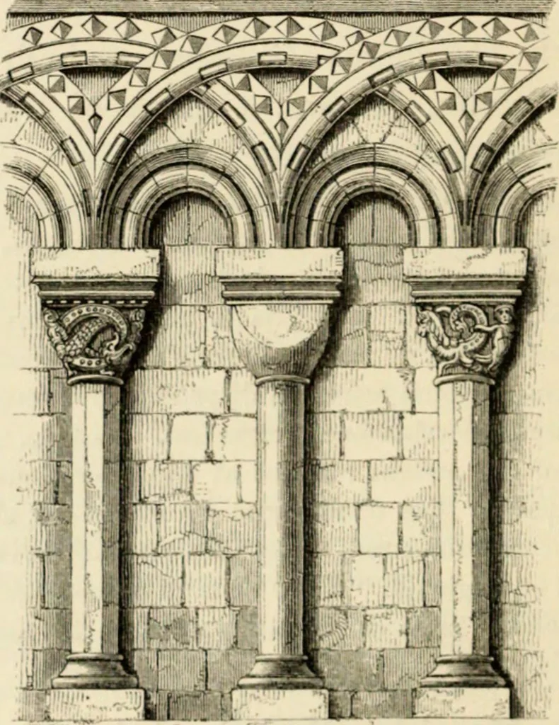 An illustration from A glossary of terms used in Grecian, Roman, Italian, and Gothic architecture, 1845, leaf 54