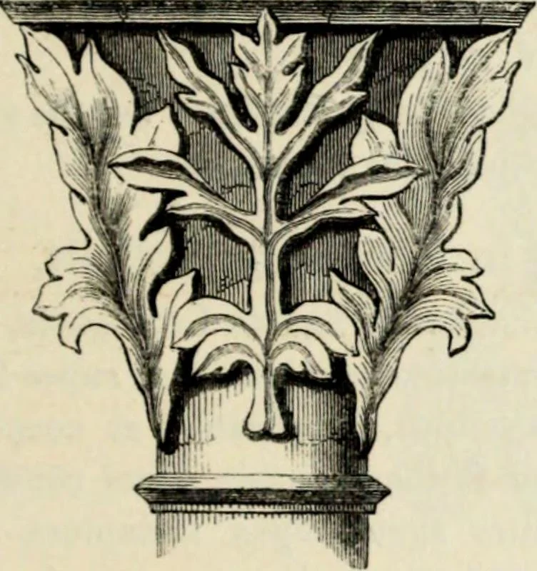 An illustration from A glossary of terms used in Grecian, Roman, Italian, and Gothic architecture, 1845, leaf 87