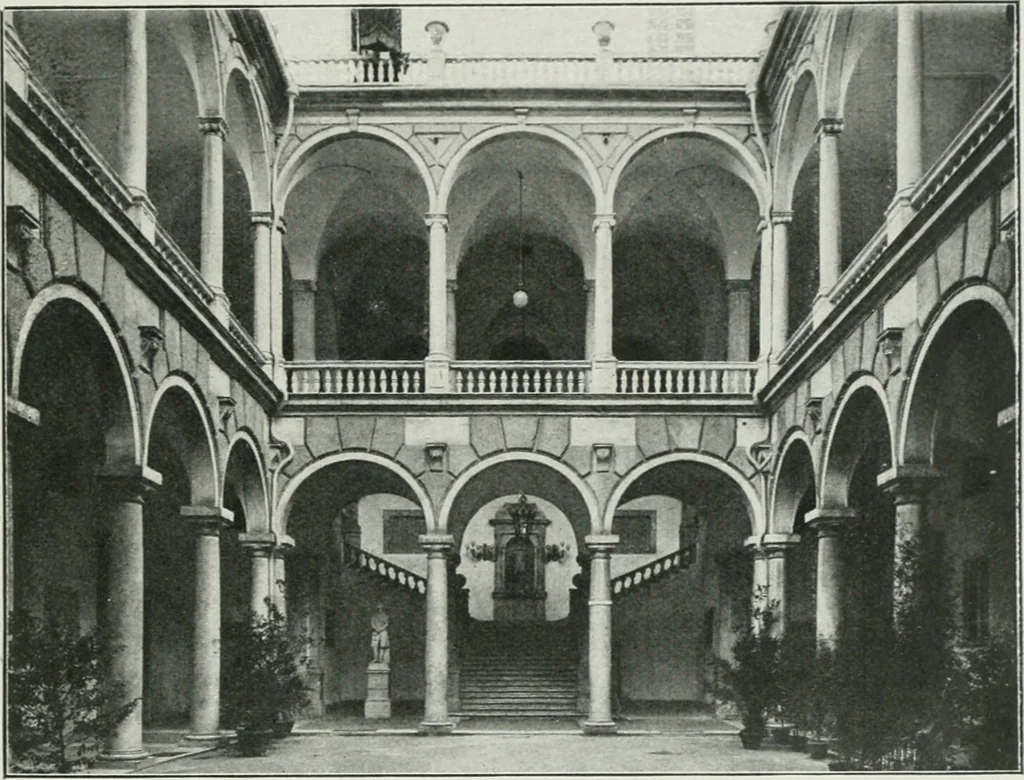 An illustration from Gènes, 1907, leaf 100