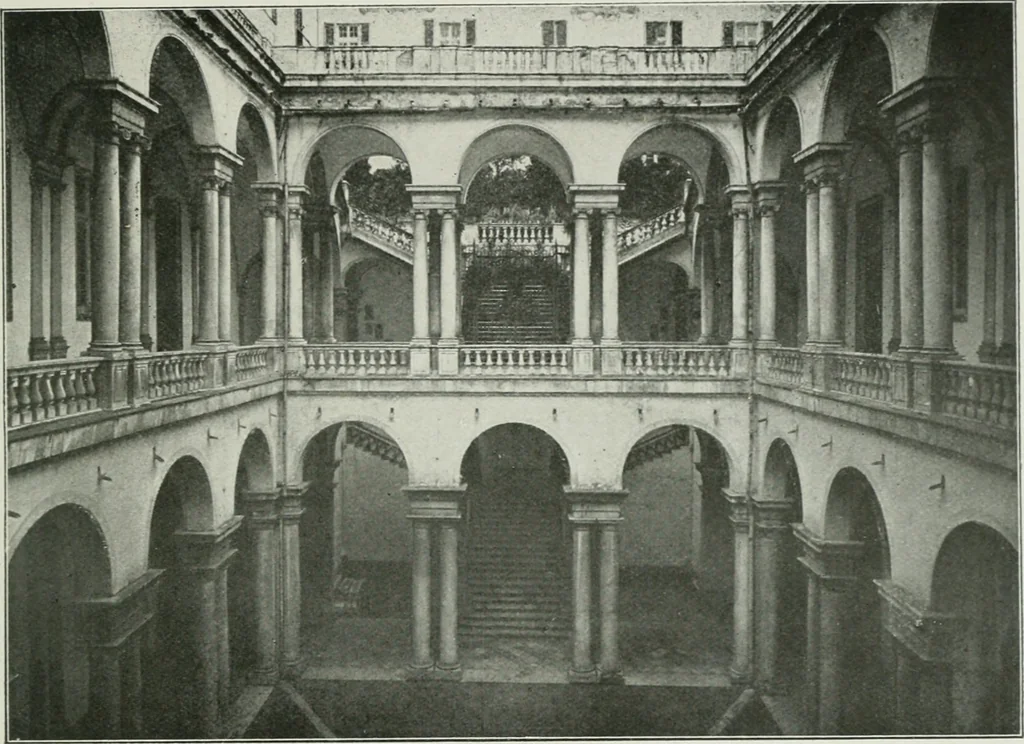 An illustration from Gènes, 1907, leaf 102