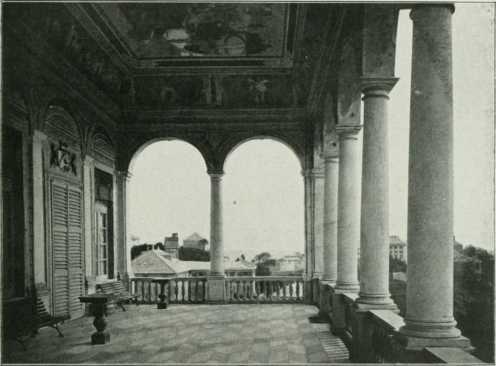 An illustration from Gènes, 1907, leaf 104
