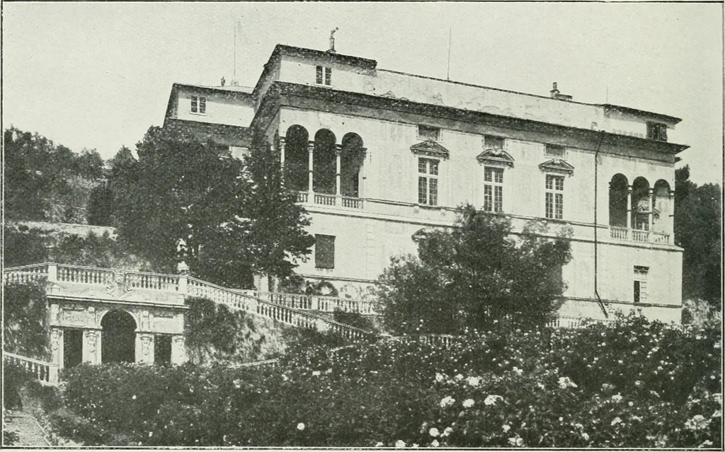 An illustration from Gènes, 1907, leaf 105