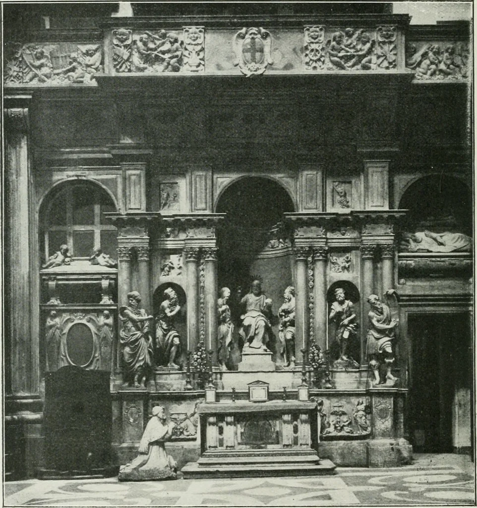 An illustration from Gènes, 1907, leaf 107