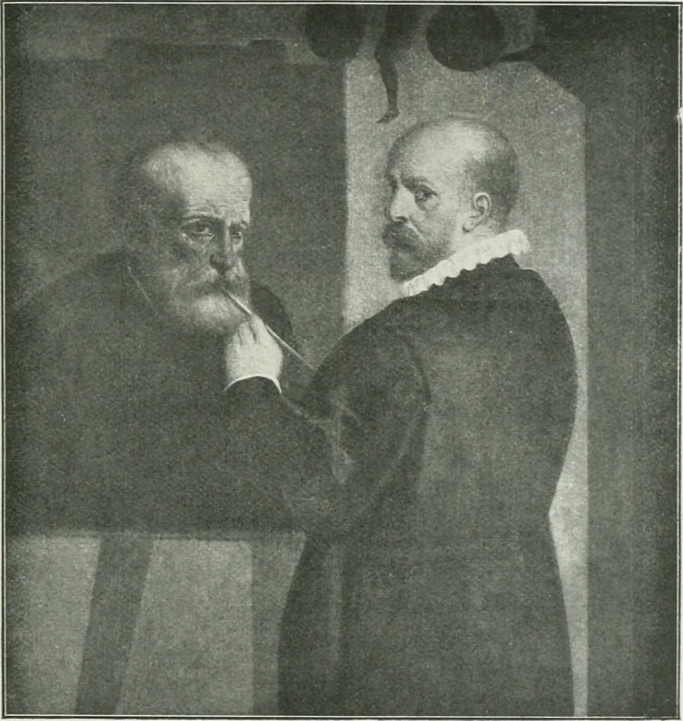 An illustration from Gènes, 1907, leaf 112