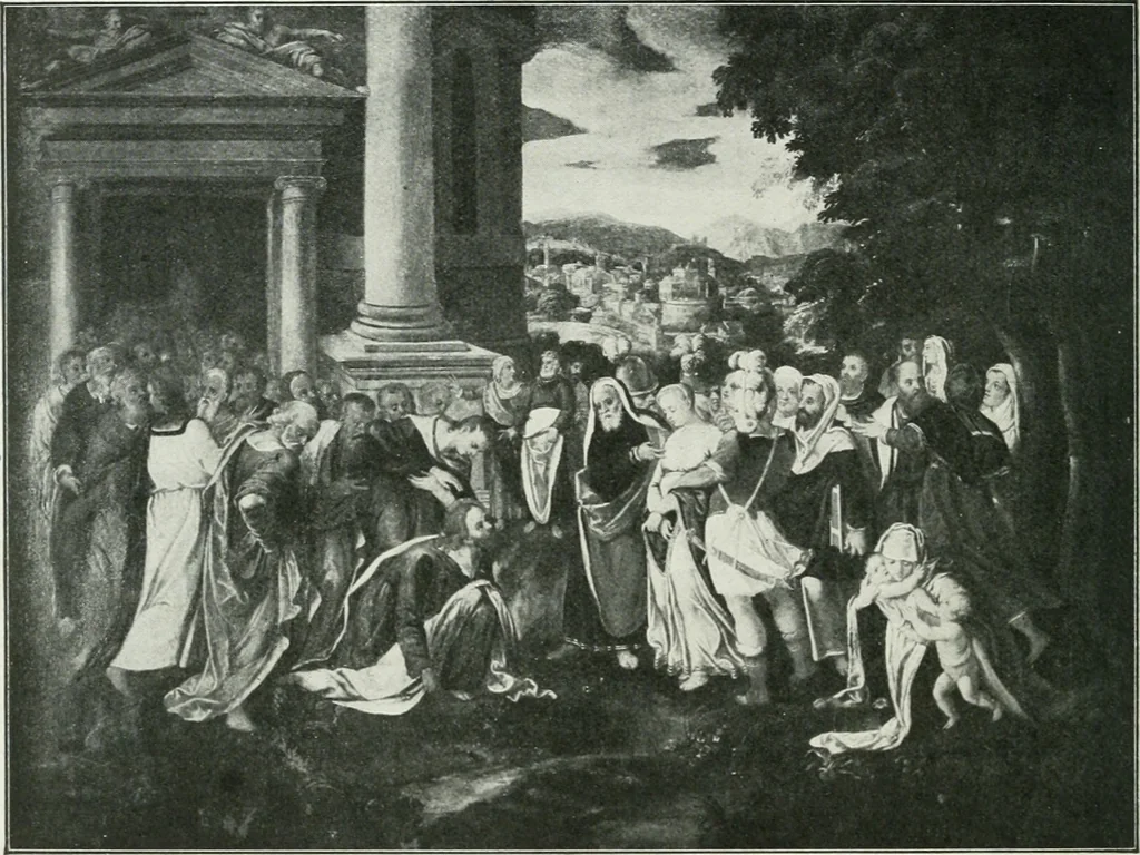 An illustration from Gènes, 1907, leaf 115