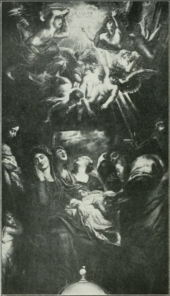 An illustration from Gènes, 1907, leaf 135