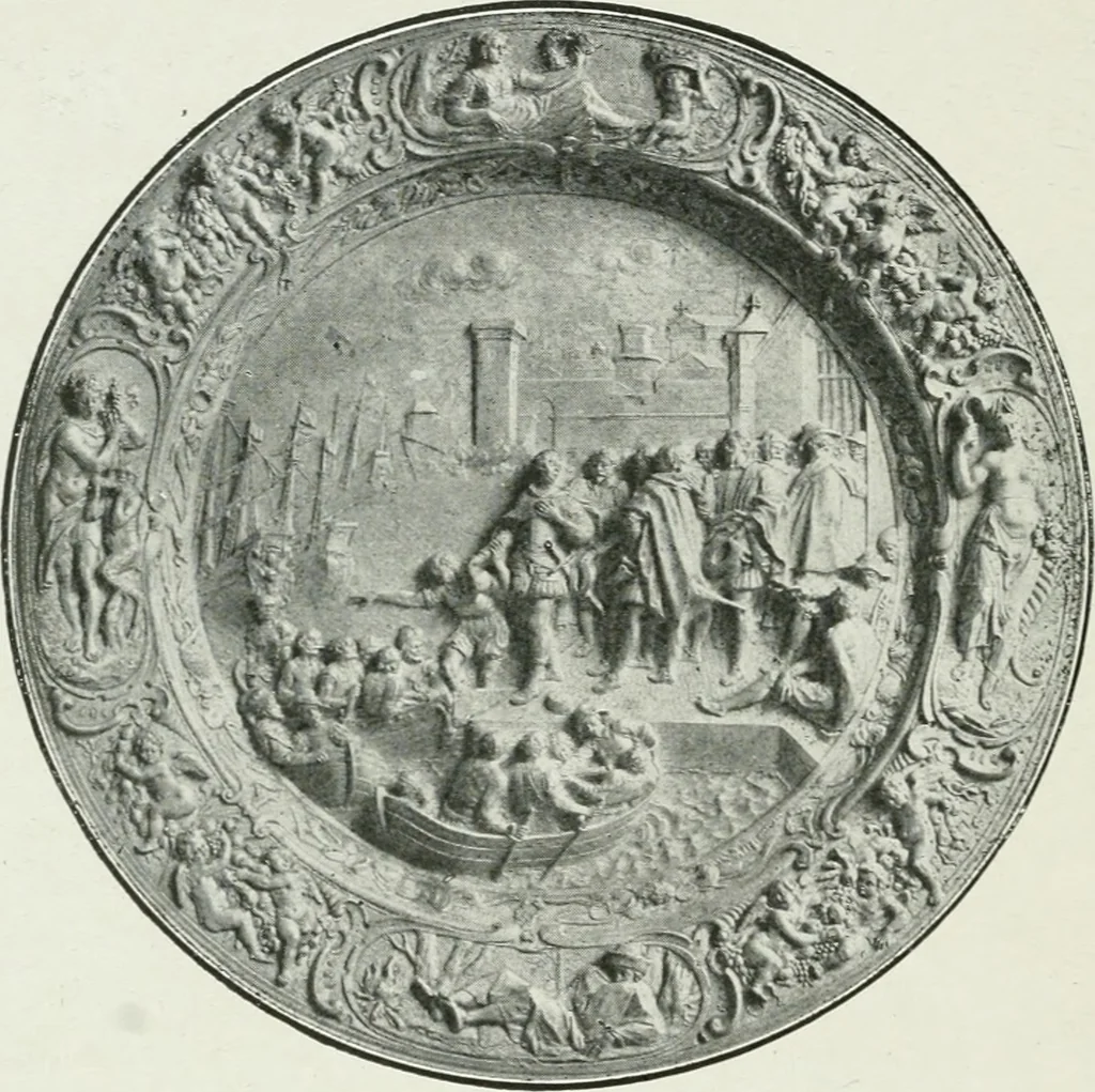 An illustration from Gènes, 1907, leaf 153
