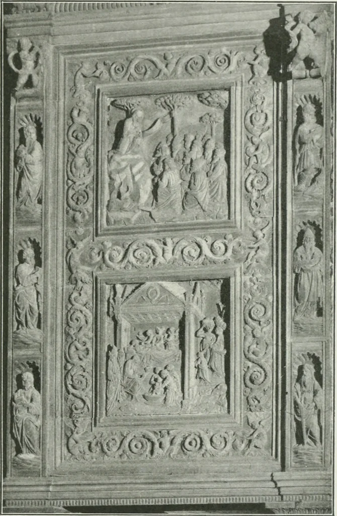 An illustration from Gènes, 1907, leaf 52
