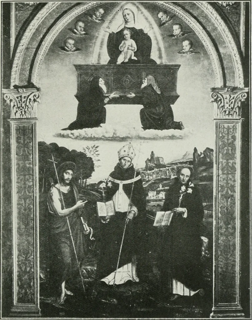 An illustration from Gènes, 1907, leaf 64