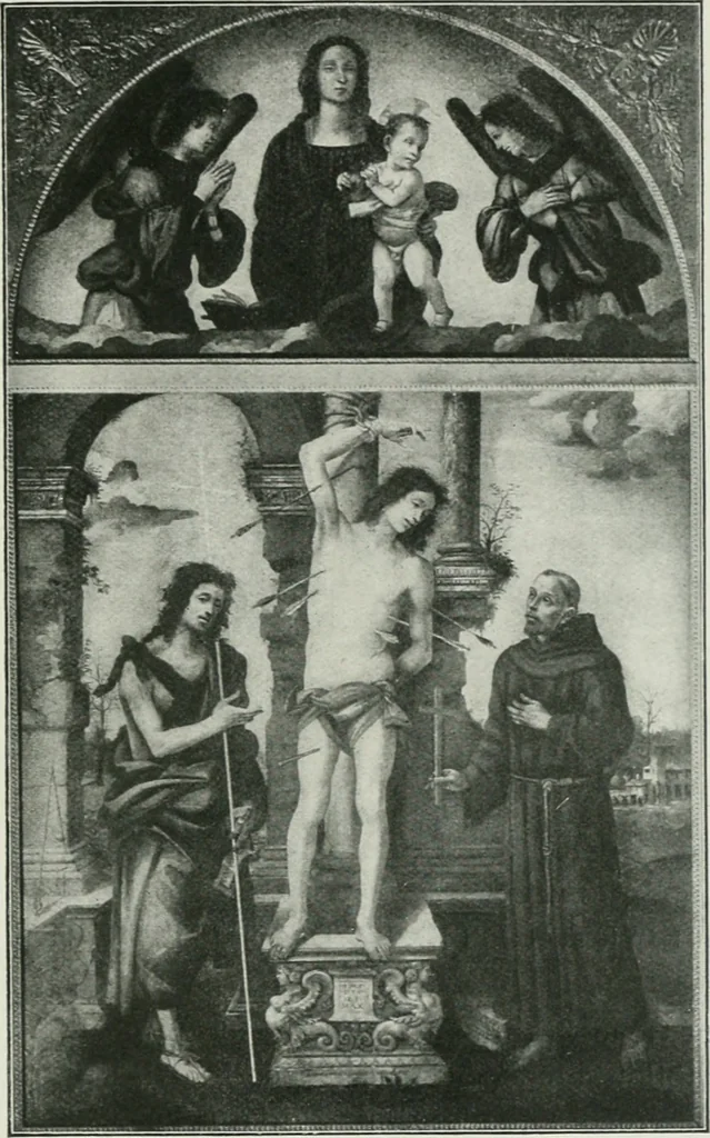An illustration from Gènes, 1907, leaf 70