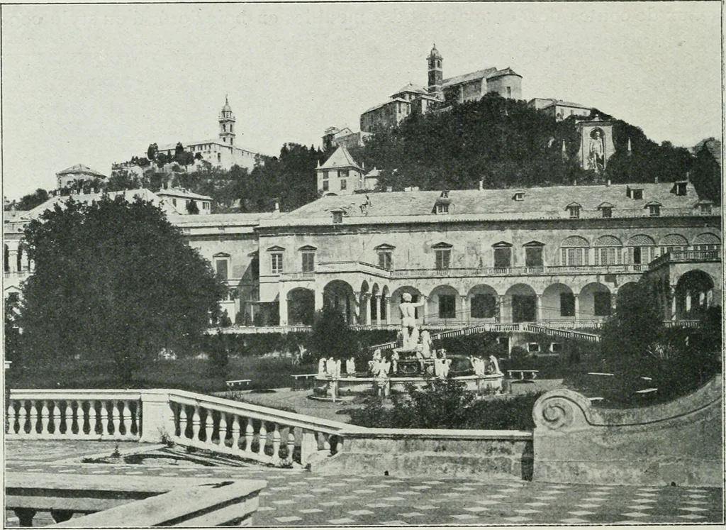 An illustration from Gènes, 1907, leaf 75