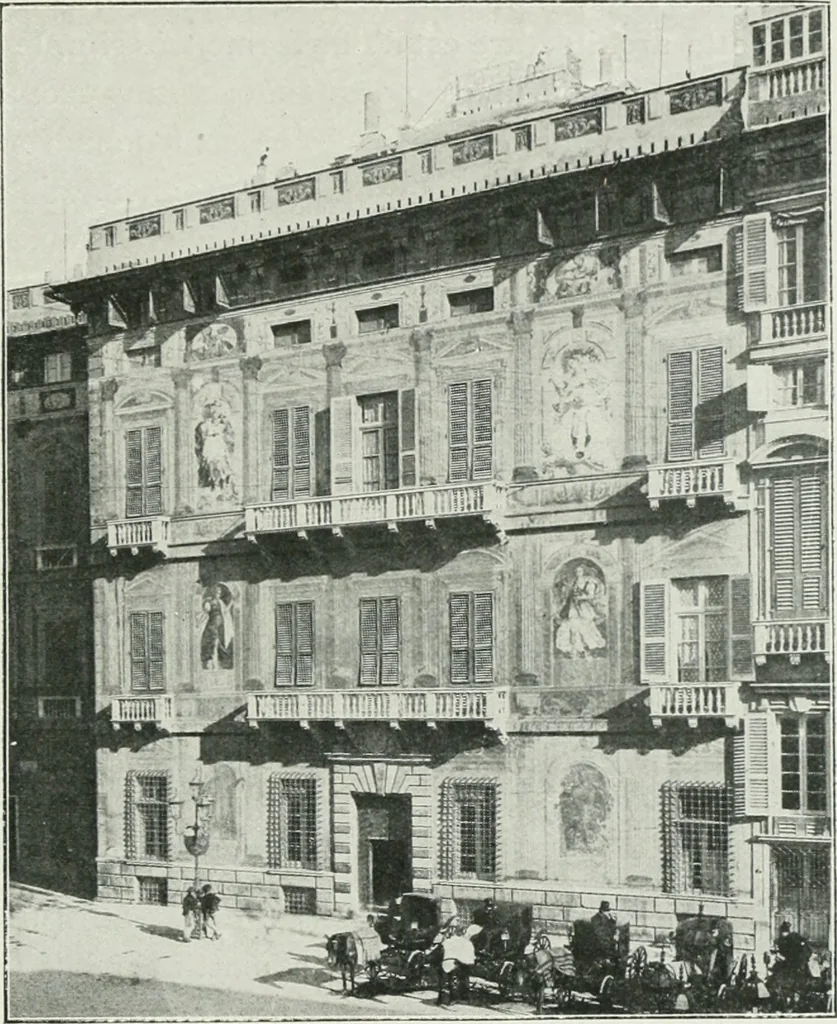An illustration from Gènes, 1907, leaf 88