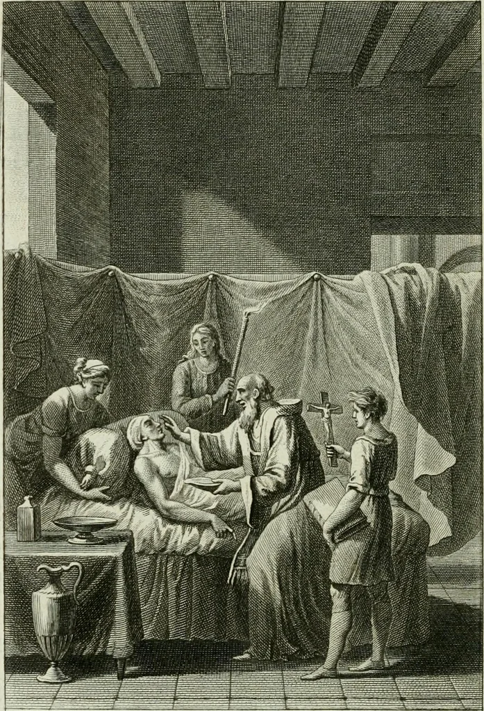 An illustration from Génie du christianisme, ou beautés de la religion chrétienne, 1809, leaf 106