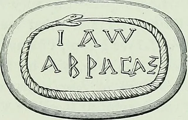 An illustration from The Gnostics and their remains, ancient and mediaeval, 1887, leaf 129