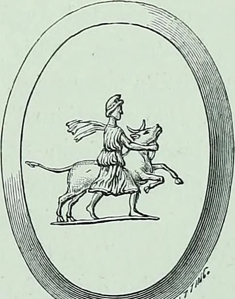 An illustration from The Gnostics and their remains, ancient and mediaeval, 1887, leaf 183