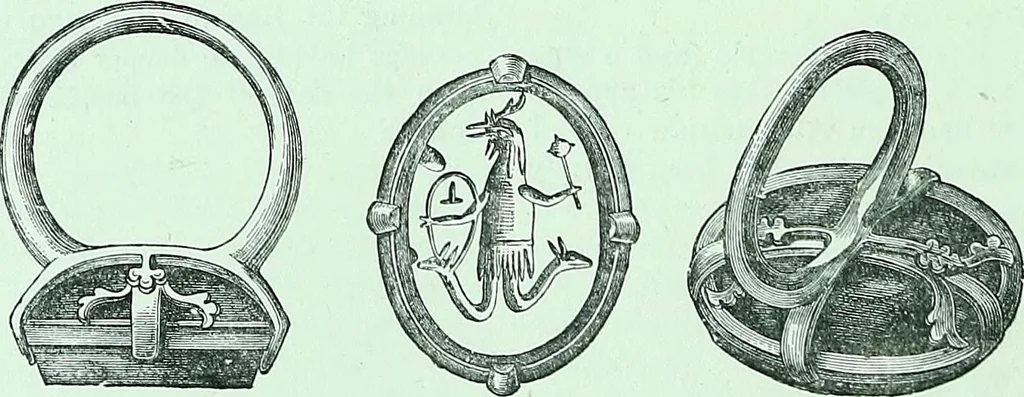 An illustration from The Gnostics and their remains, ancient and mediaeval, 1887, leaf 354