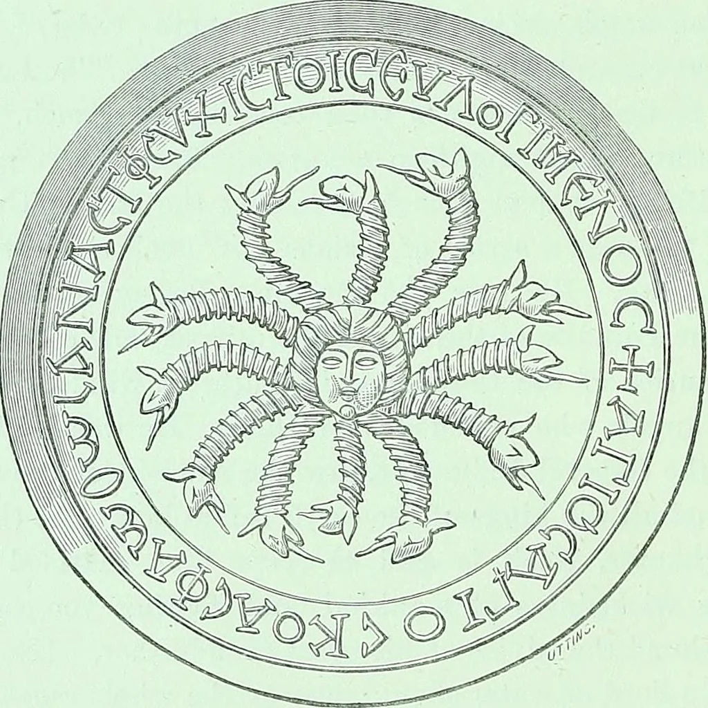 An illustration from The Gnostics and their remains, ancient and mediaeval, 1887, leaf 46