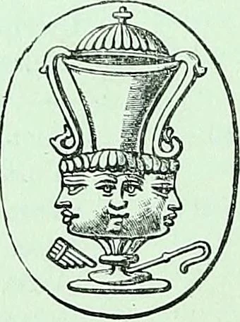 An illustration from The Gnostics and their remains, ancient and mediaeval, 1887, leaf 492