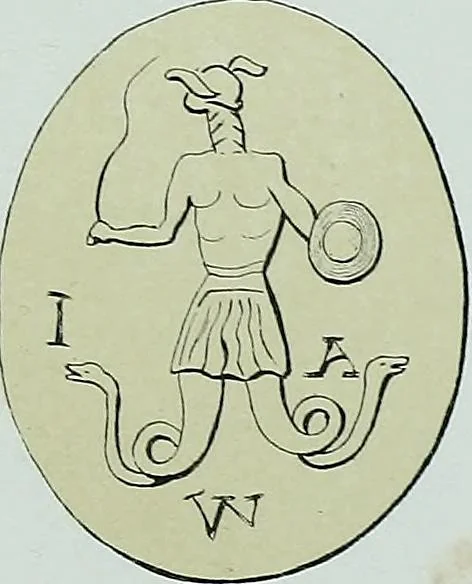An illustration from The Gnostics and their remains, ancient and mediaeval, 1887, leaf 493