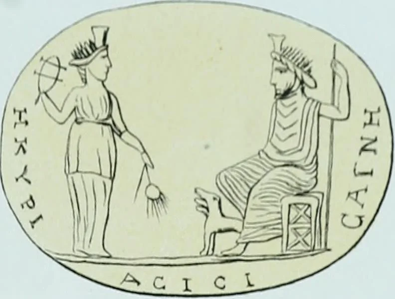 An illustration from The Gnostics and their remains, ancient and mediaeval, 1887, leaf 501