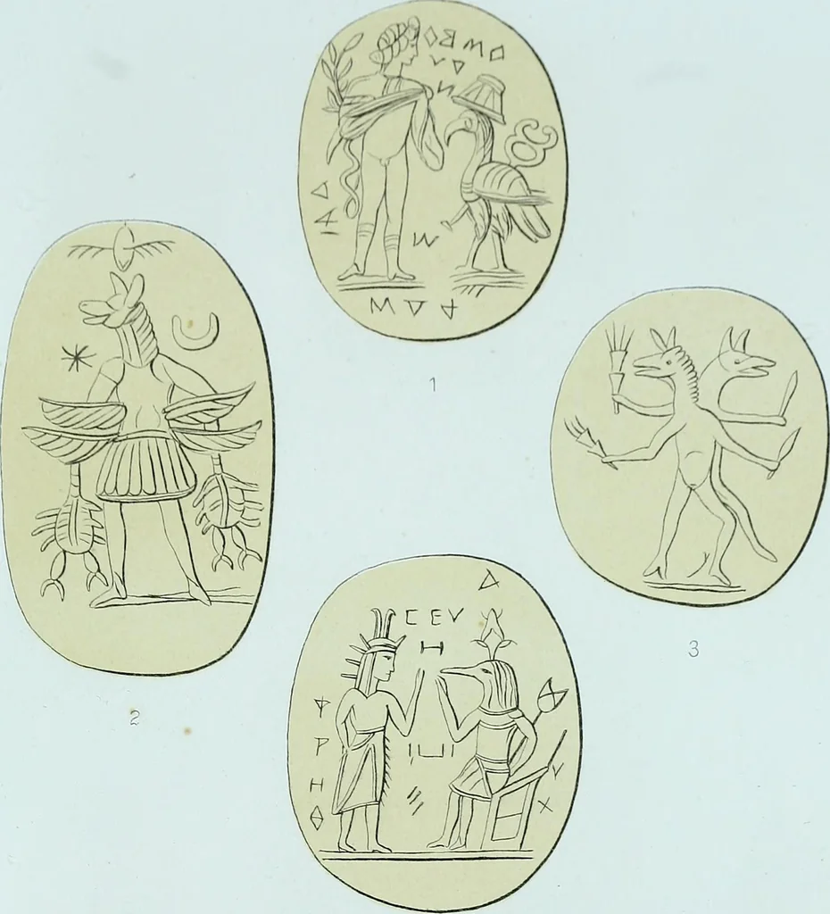 An illustration from The Gnostics and their remains, ancient and mediaeval, 1887, leaf 505