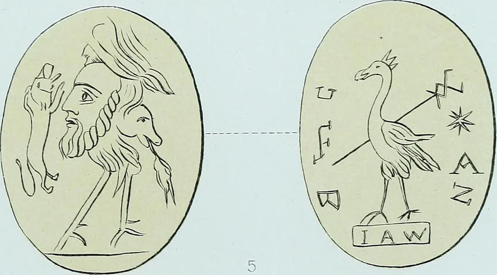An illustration from The Gnostics and their remains, ancient and mediaeval, 1887, leaf 505