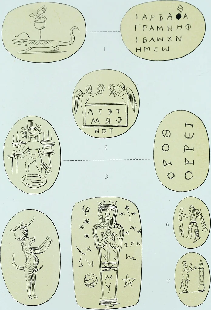 An illustration from The Gnostics and their remains, ancient and mediaeval, 1887, leaf 507