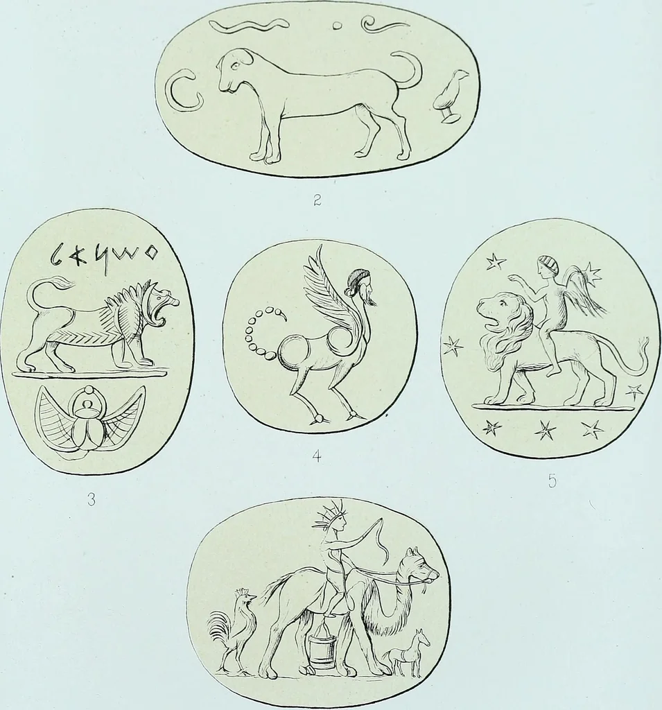 An illustration from The Gnostics and their remains, ancient and mediaeval, 1887, leaf 509