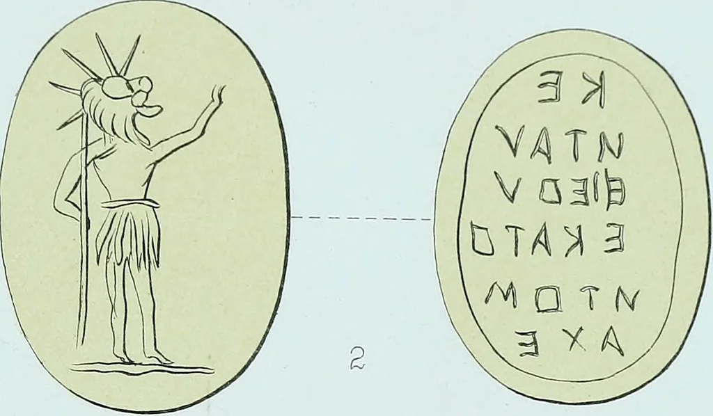 An illustration from The Gnostics and their remains, ancient and mediaeval, 1887, leaf 513