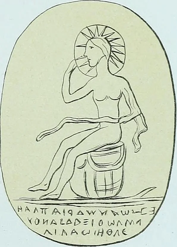 An illustration from The Gnostics and their remains, ancient and mediaeval, 1887, leaf 513