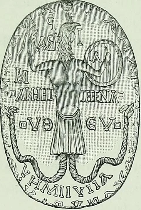 An illustration from The Gnostics and their remains, ancient and mediaeval, 1887, leaf 67
