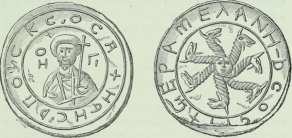 An illustration from The Gnostics and their remains, ancient and mediaeval, 1887, leaf 83