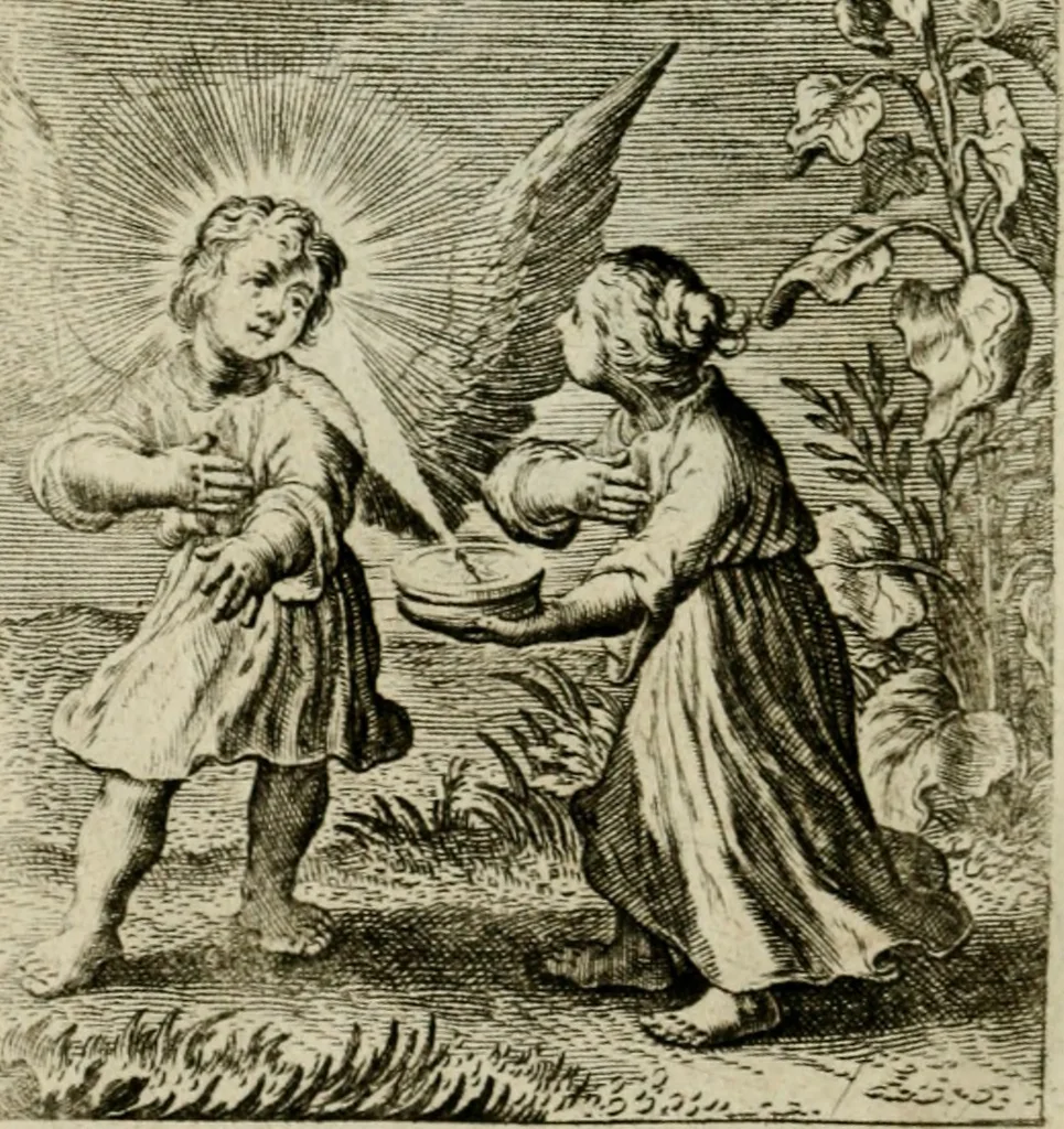 An illustration from Goddelycke wenschen : verlicht met sinne-beelden, ghedichten en vierighe uyt-spraecken der oud-vaeders, 1629, leaf 521