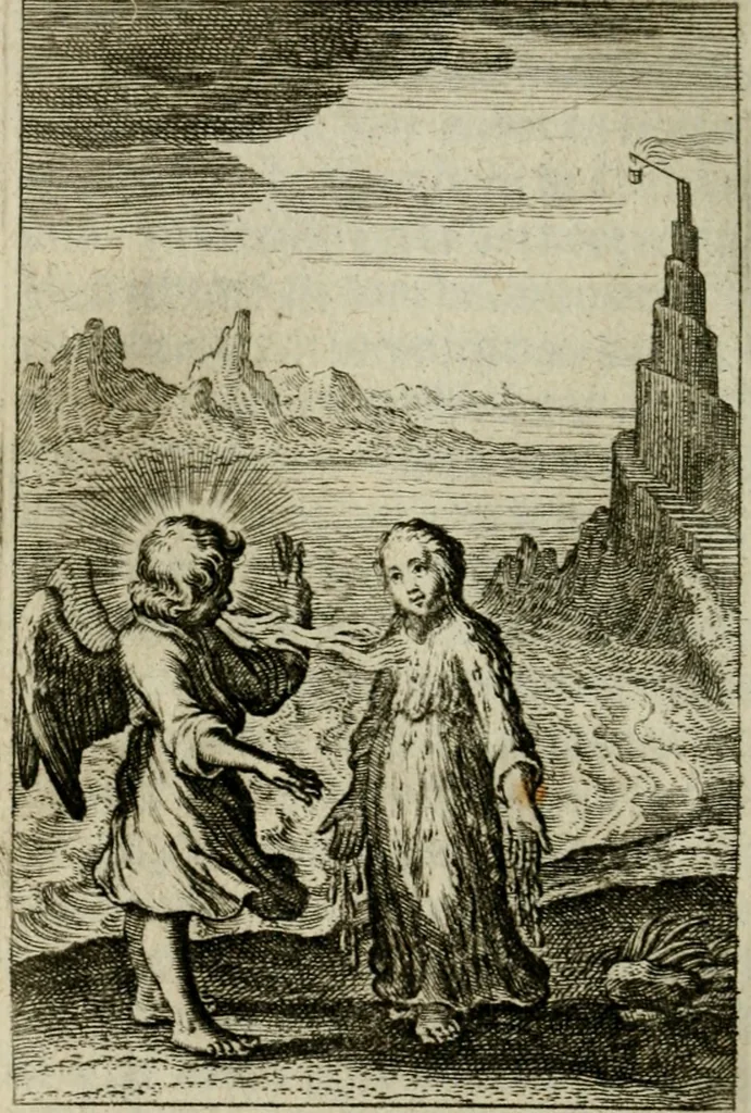 An illustration from Goddelycke wenschen : verlicht met sinne-beelden, ghedichten en vierighe uyt-spraecken der oud-vaeders, 1629, leaf 533